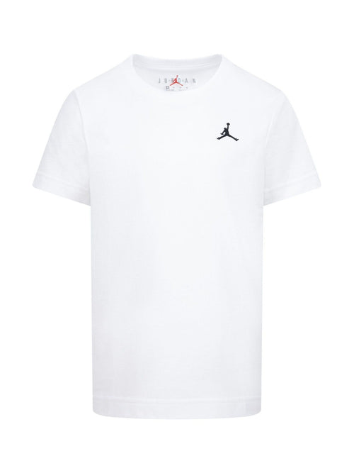 Jordan White Little Jumpman Air Embroidered T-Shirt image 1