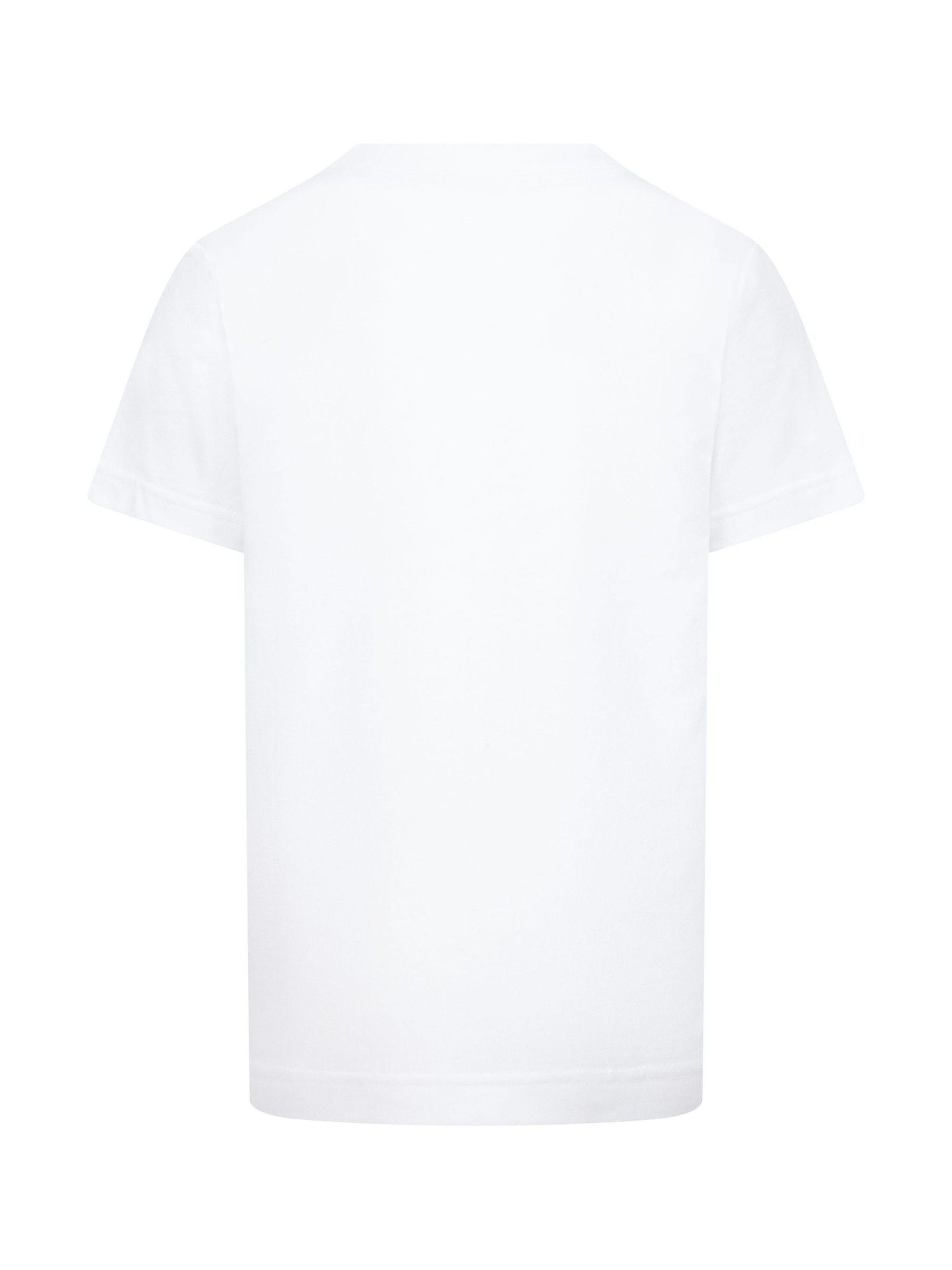 Jordan White Little Jumpman Air Embroidered T-Shirt image 2