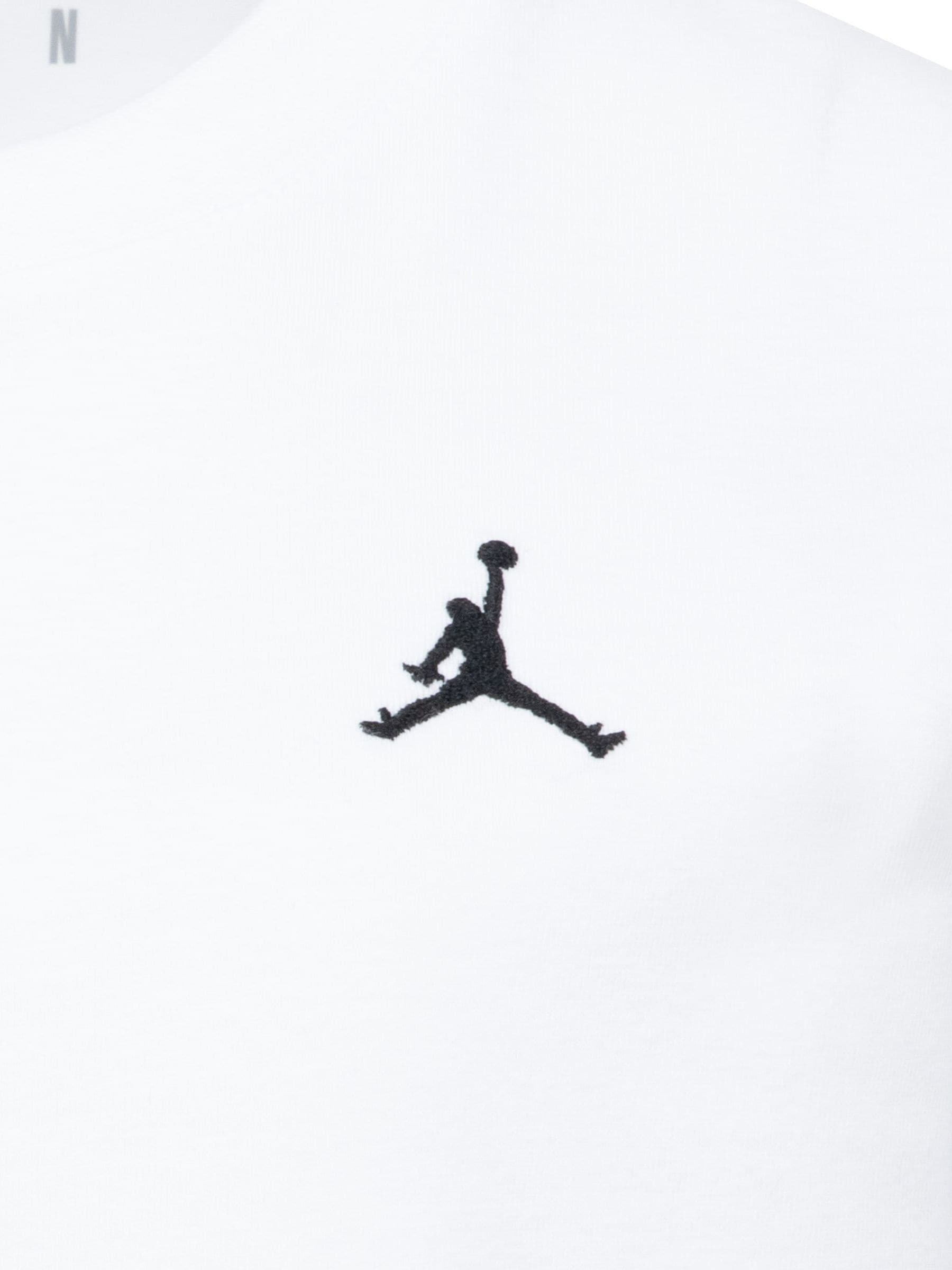 Jordan White Little Jumpman Air Embroidered T-Shirt image 3