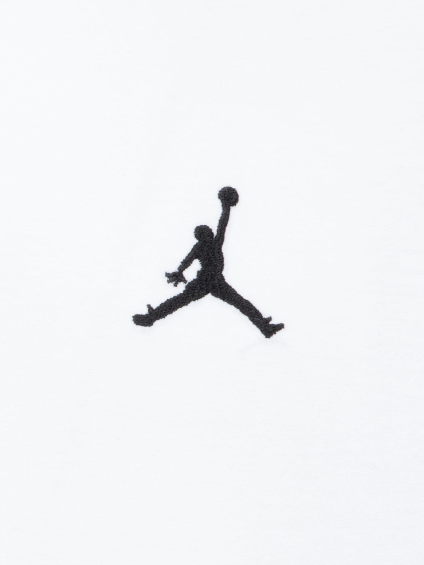 Jordan White Little Jumpman Air Embroidered T-Shirt image 4