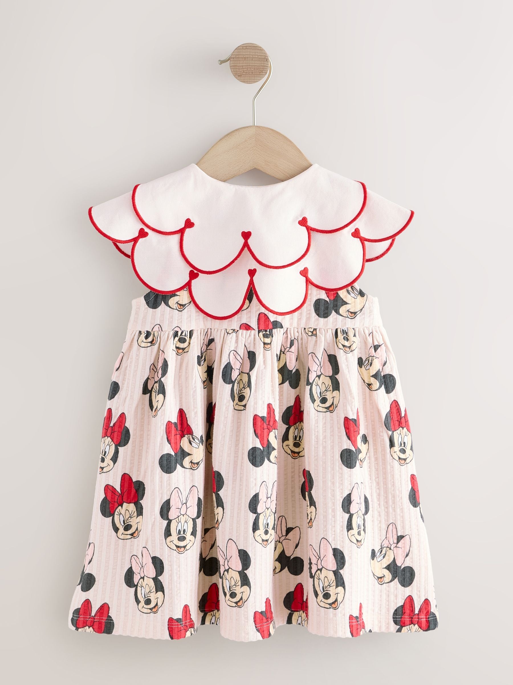 Red Minnie Collared Disney Dress (3mths-7yrs) image 5