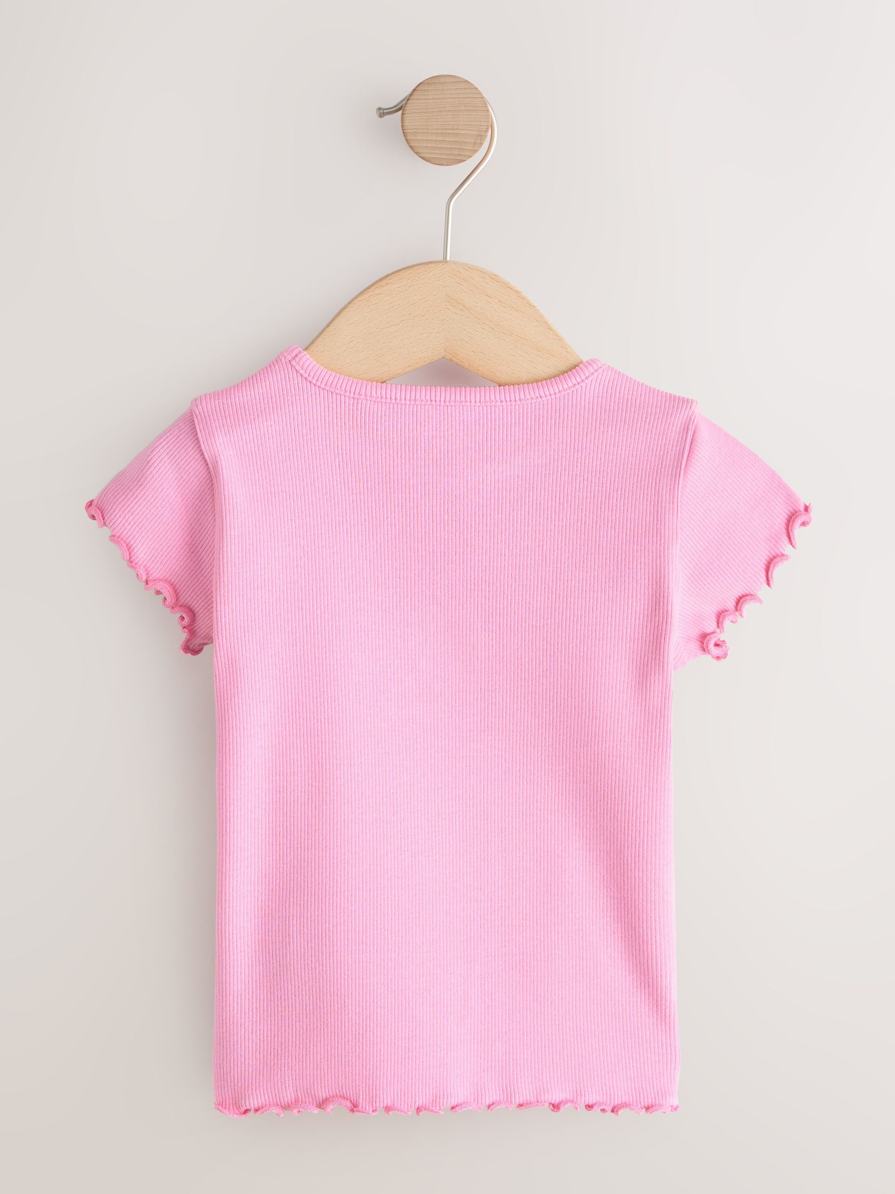 Pink Tomato Character Short Sleeve Ribbed T-Shirt (3mths-7yrs) image 5