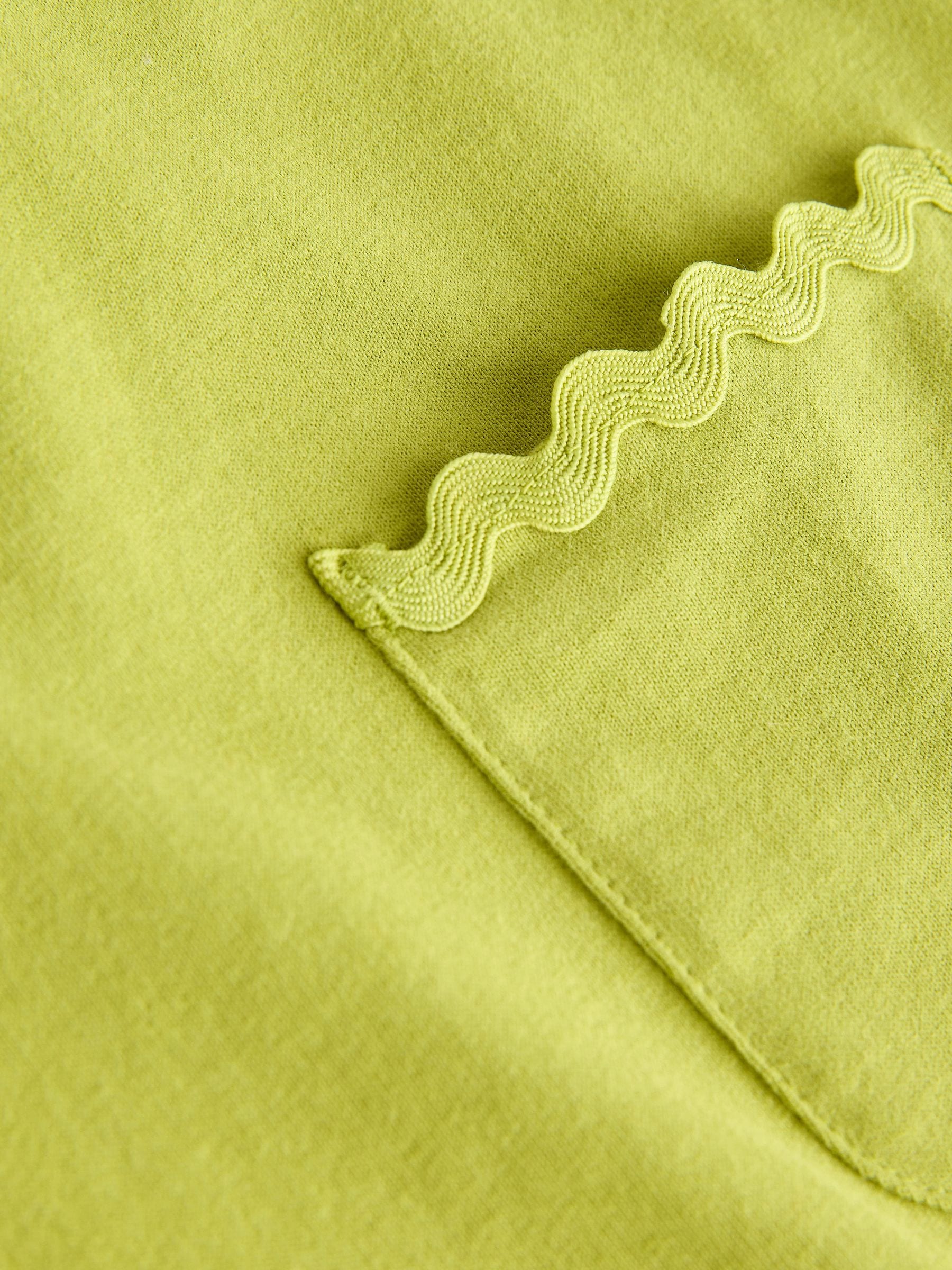 Green Short Sleeve Ric Rac Trim T-Shirt (3mths-7yrs) image 7