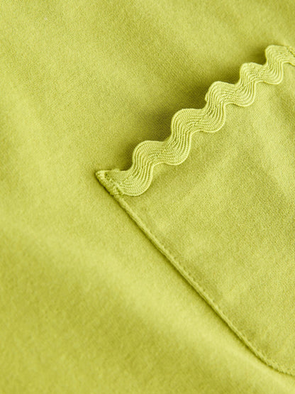 Green Short Sleeve Ric Rac Trim T-Shirt (3mths-7yrs) image 7