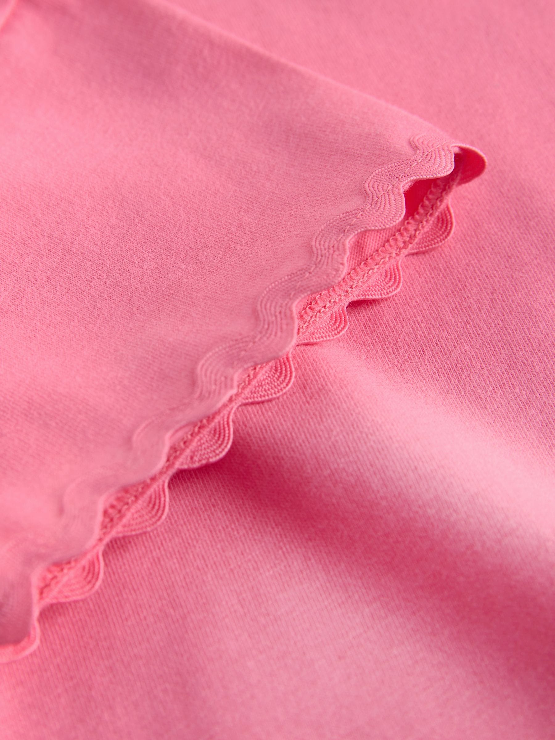 Pink Short Sleeve Ric Rac Trim T-Shirt (3mths-7yrs) image 6