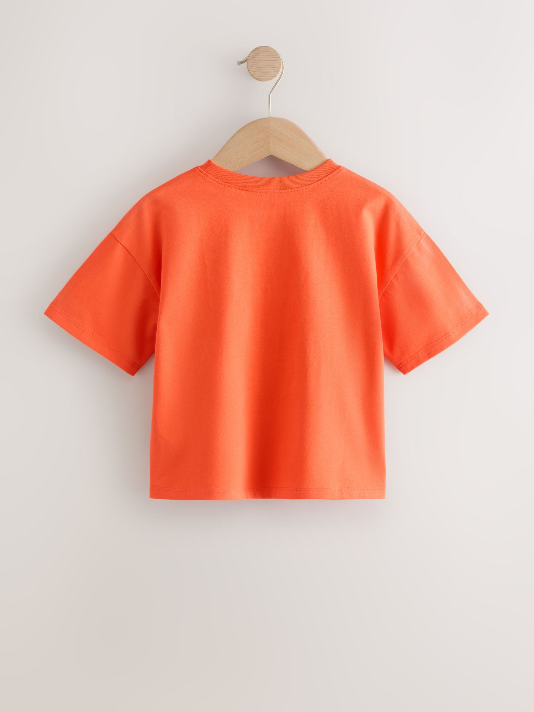 Orange Cat Short Sleeve T-Shirt (3mths-7yrs) image 7