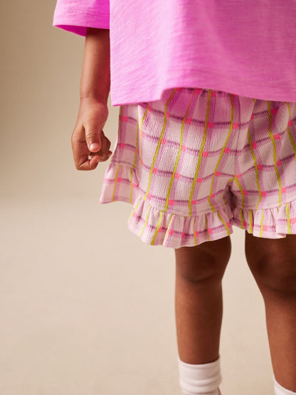 Pink Flower T-Shirt and Shorts Set (3mths-7yrs) image 4
