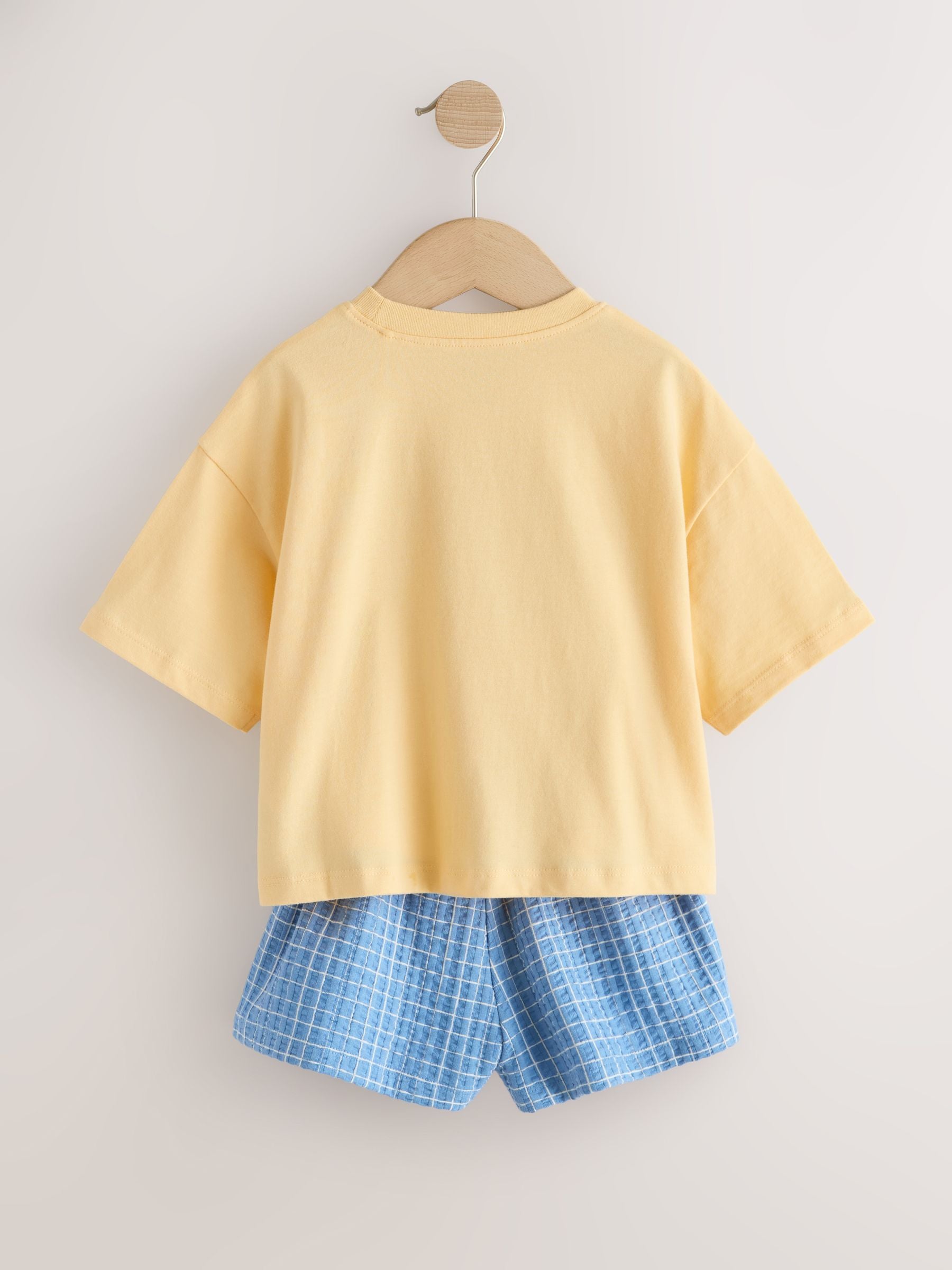 Yellow Strawberry T-Shirt And Shorts Set (3mths-7yrs) image 8