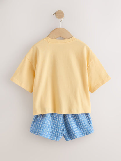 Yellow Strawberry T-Shirt And Shorts Set (3mths-7yrs) image 8