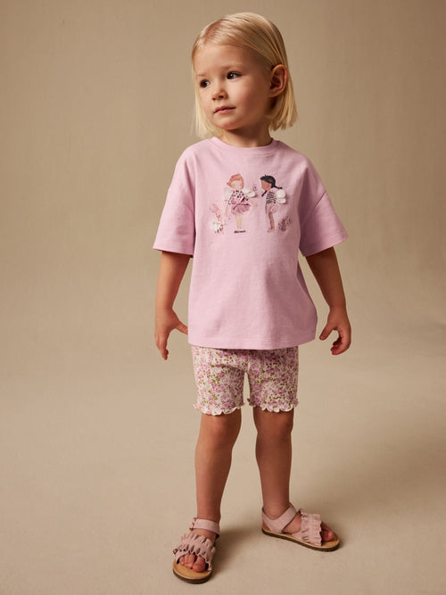 Dsiney Kidz - Pink Fairy T-Shirt and Cycle Shorts Set (3mths-7yrs) image 1