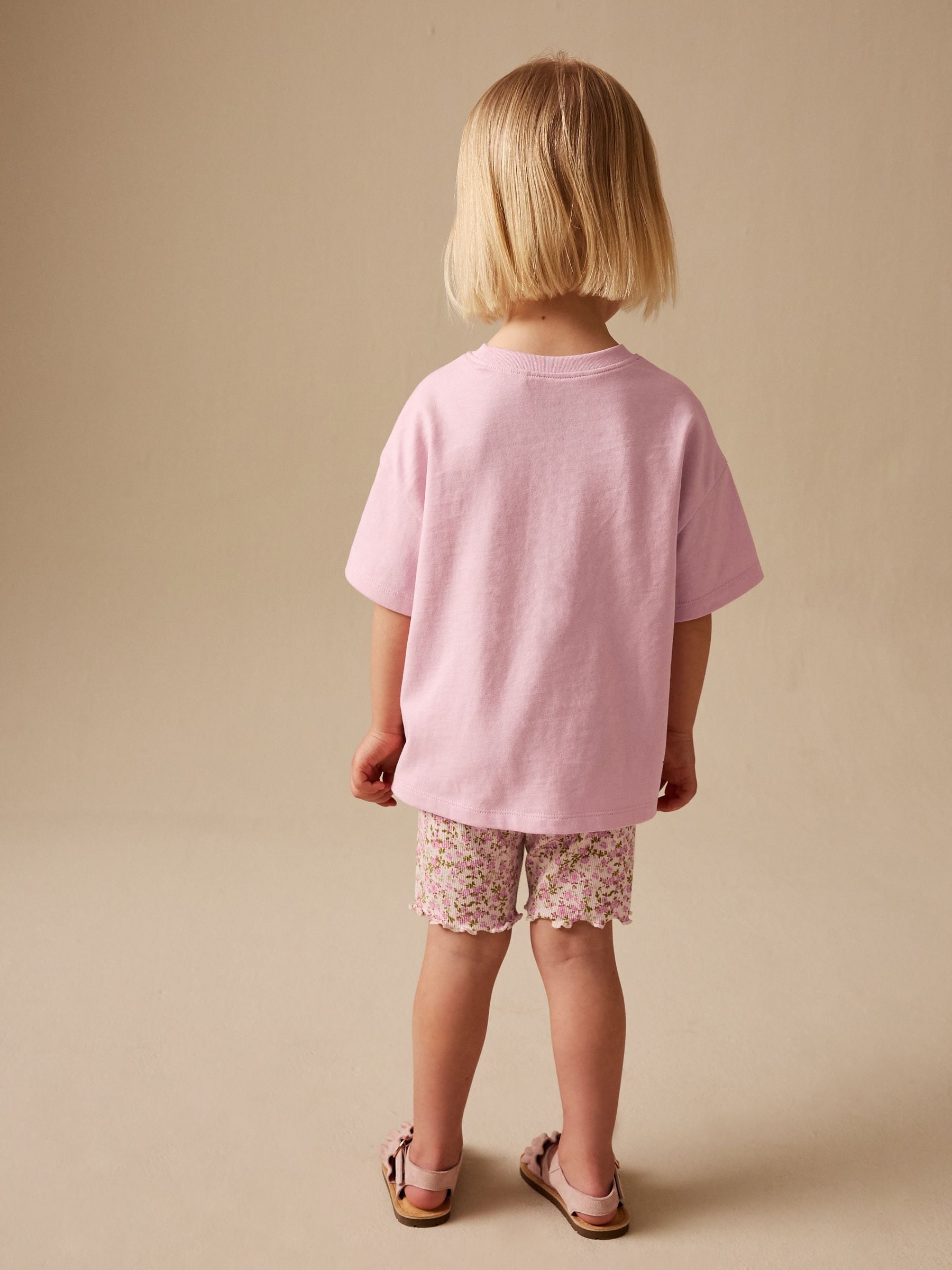 Pink Fairy T-Shirt and Cycle Shorts Set (3mths-7yrs) image 2