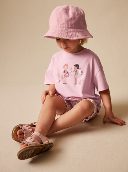 Pink Fairy T-Shirt and Cycle Shorts Set (3mths-7yrs) image 3