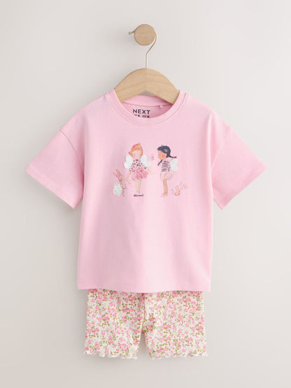 Pink Fairy T-Shirt and Cycle Shorts Set (3mths-7yrs) image 4