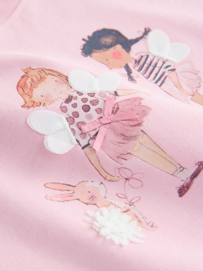 Pink Fairy T-Shirt and Cycle Shorts Set (3mths-7yrs) image 7