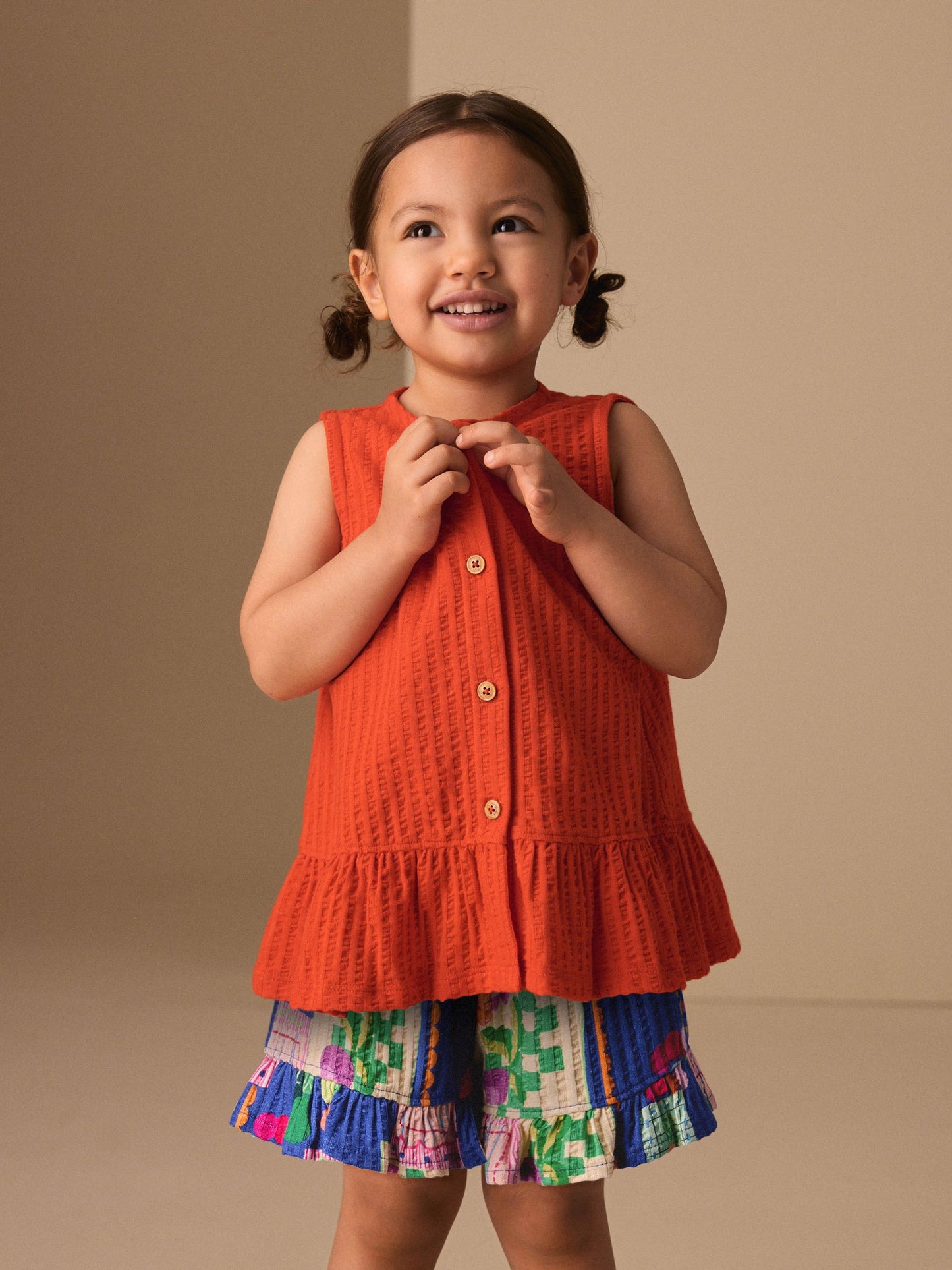 Red Peplum Vest and Shorts Set (3mths-7yrs) image 3