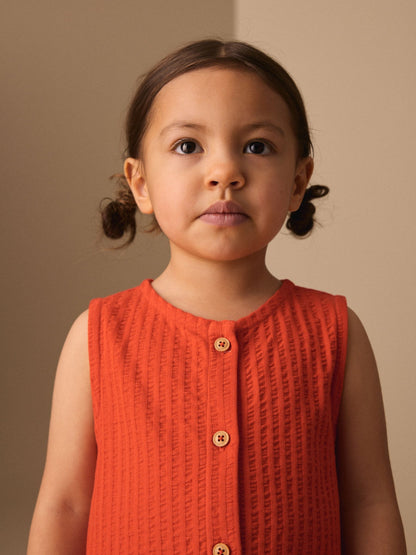 Red Peplum Vest and Shorts Set (3mths-7yrs) image 4