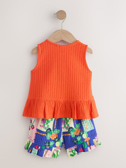 Red Peplum Vest and Shorts Set (3mths-7yrs) image 6