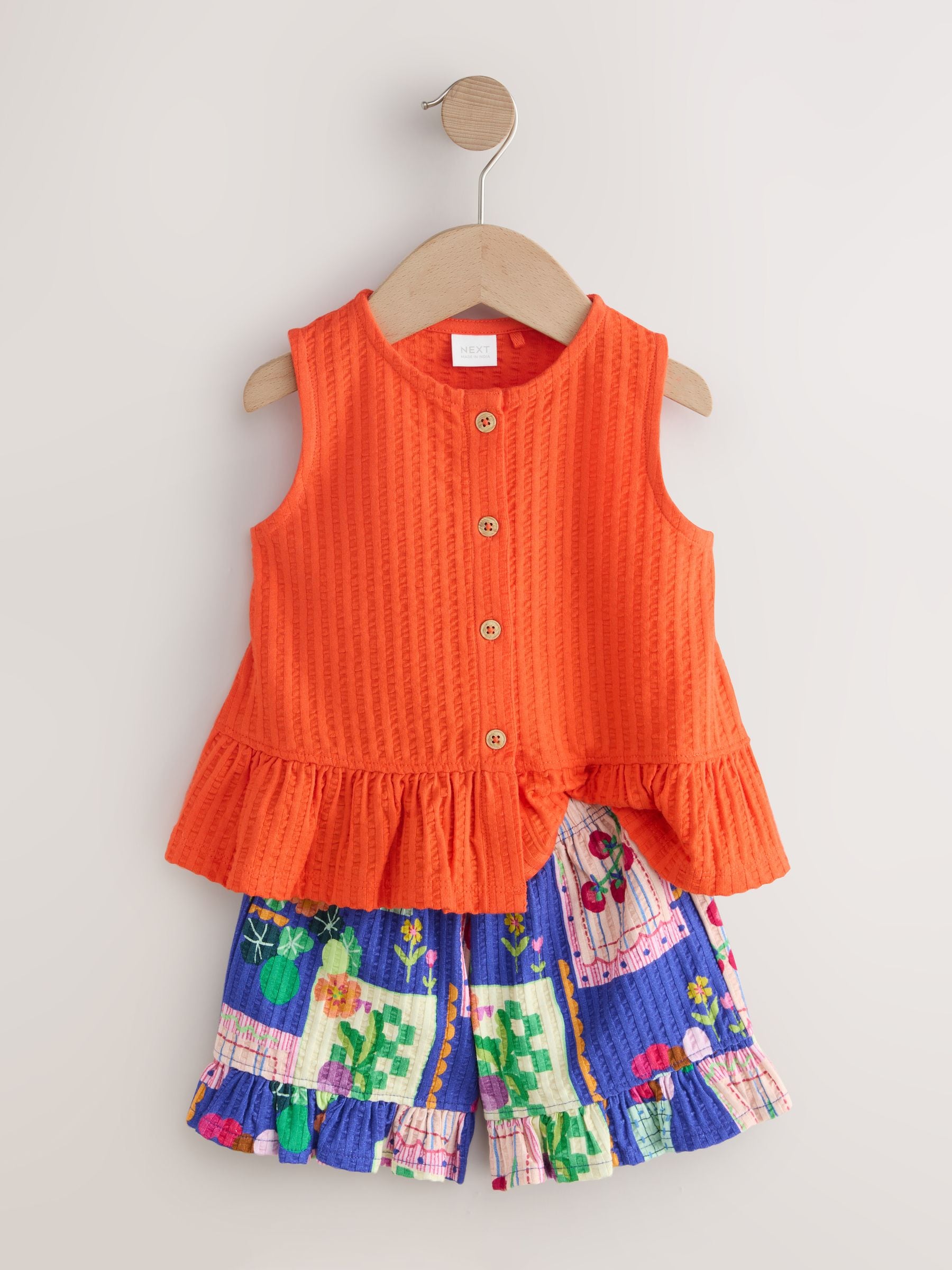 Red Peplum Vest and Shorts Set (3mths-7yrs) image 7