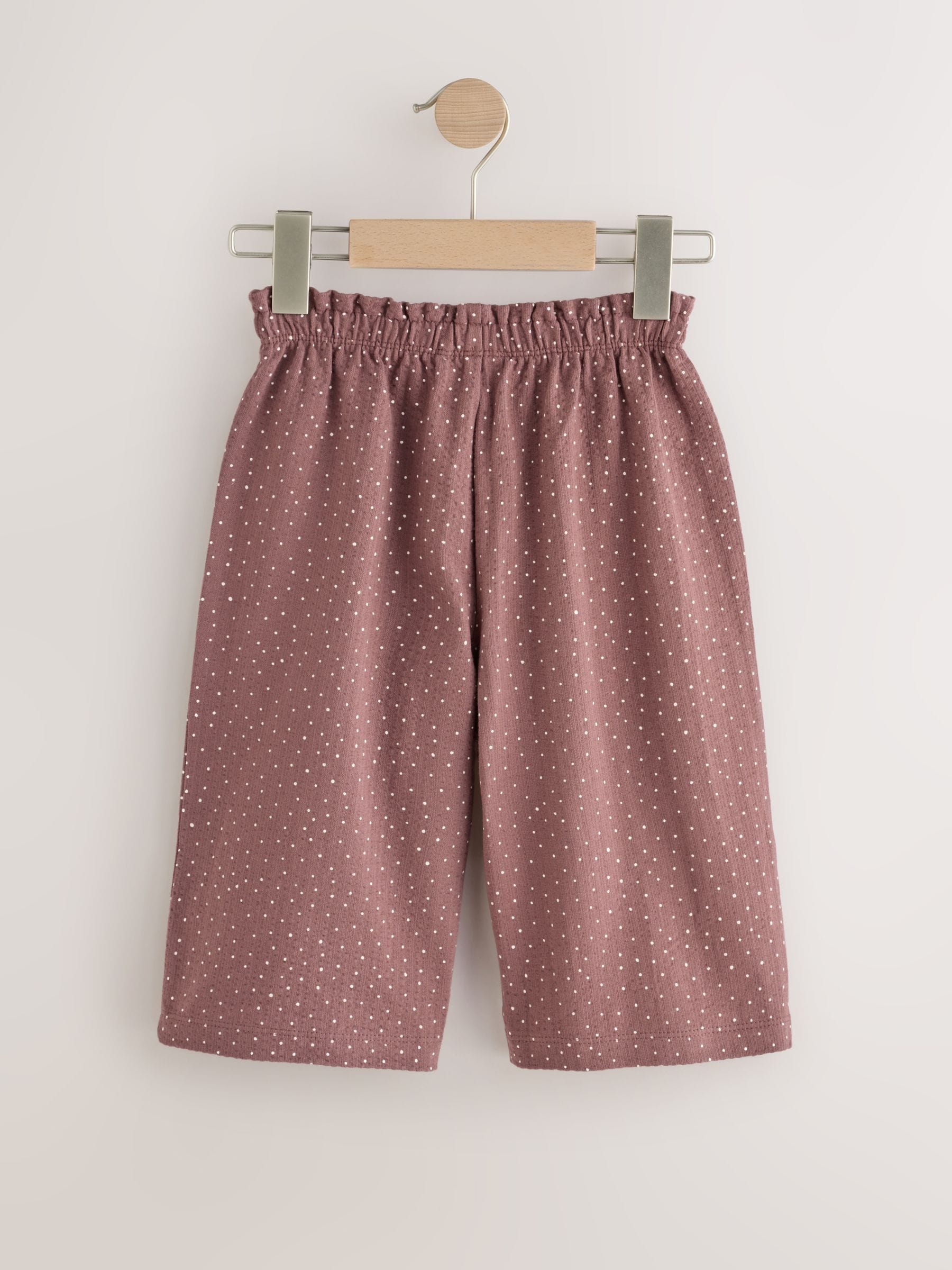 Brown Spot Wide Leg Trousers (3mths-7yrs) image 6