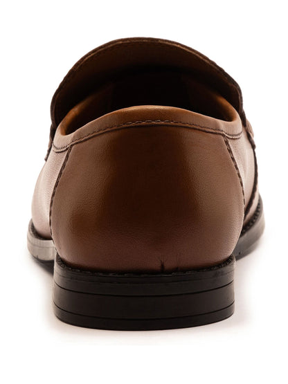Off The Hook Brown Lakeland Leather Penny Loafers image 5