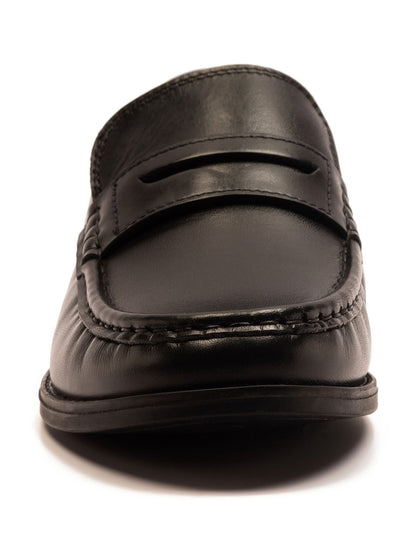 Off The Hook Black Lakeland Leather Penny Loafers image 4