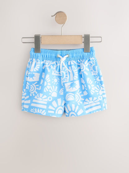Blue/Green Swim Shorts 2 Pack (3mths-7yrs) image 7