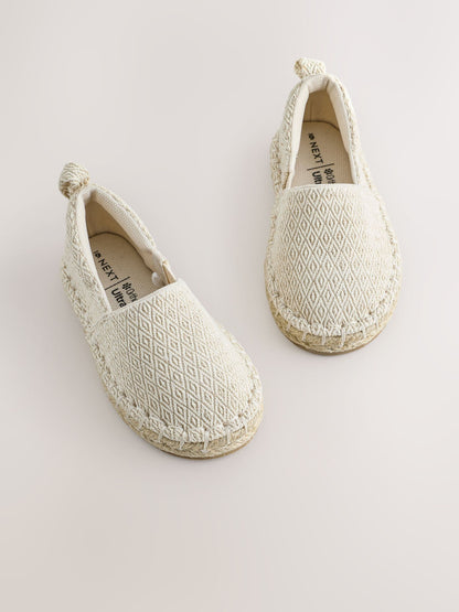 Neutral Espadril Woven Shoes image 2