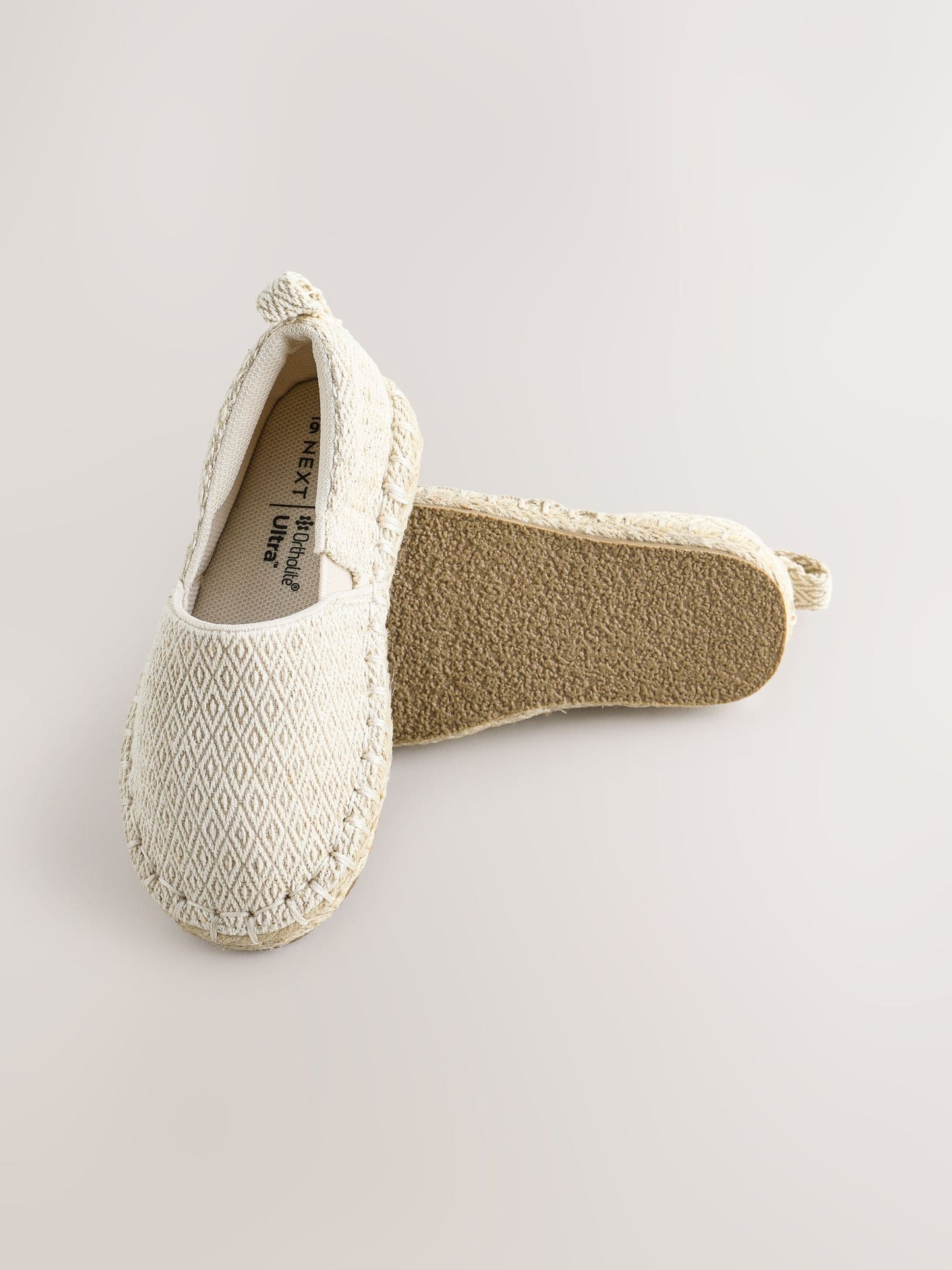 Neutral Espadril Woven Shoes image 4