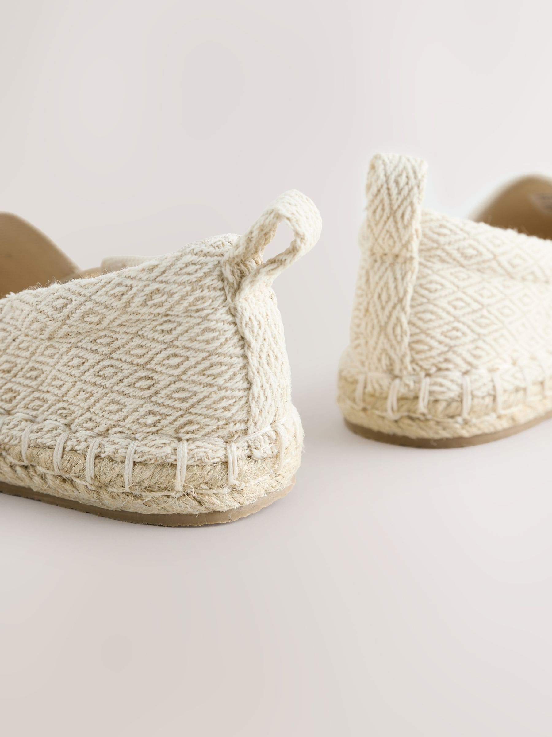 Neutral Espadril Woven Shoes image 5
