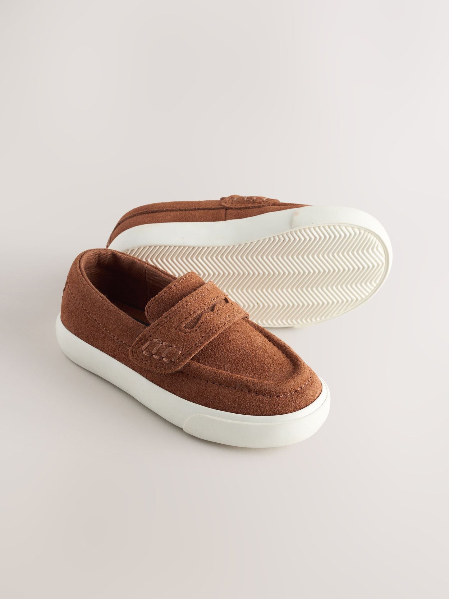 Tan Brown Standard Fit (F) Loafers image 4