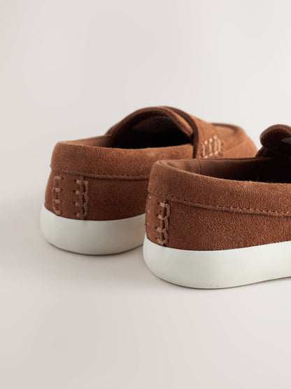 Tan Brown Standard Fit (F) Loafers image 5