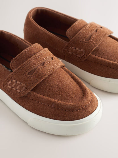 Tan Brown Standard Fit (F) Loafers image 6