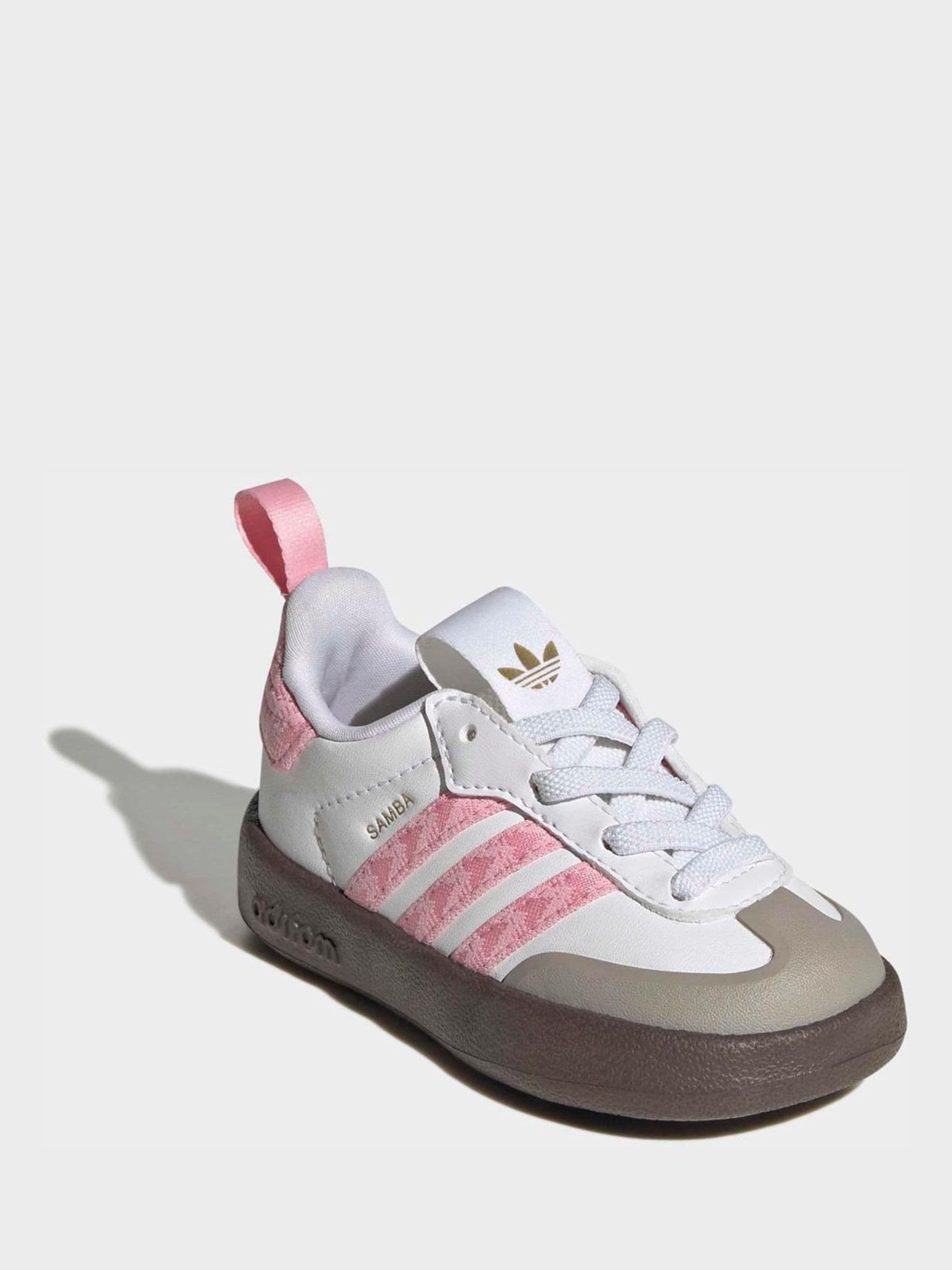 adidas Originals White Adifoam Samba Infant Trainers image 2