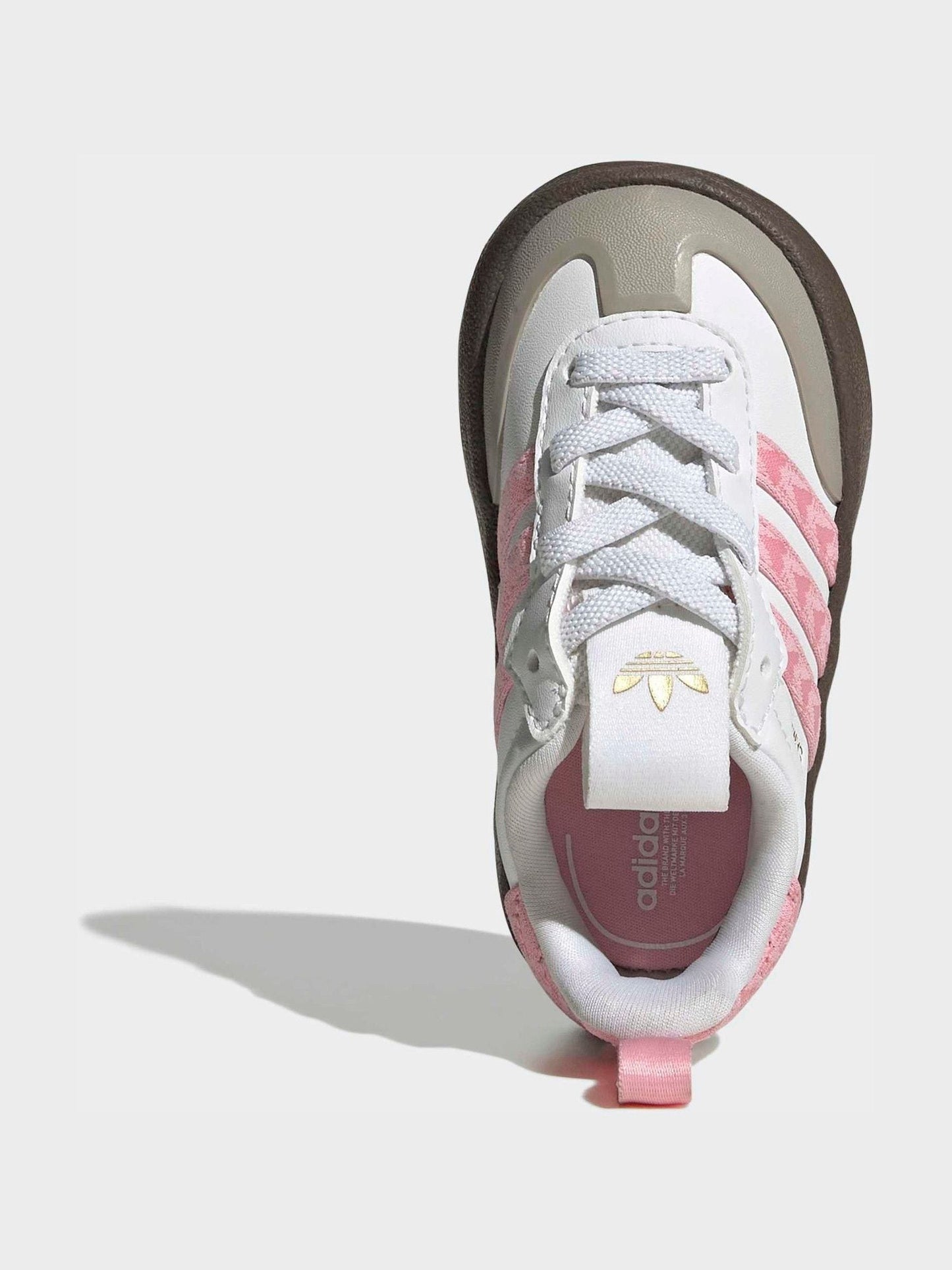 adidas Originals White Adifoam Samba Infant Trainers image 5