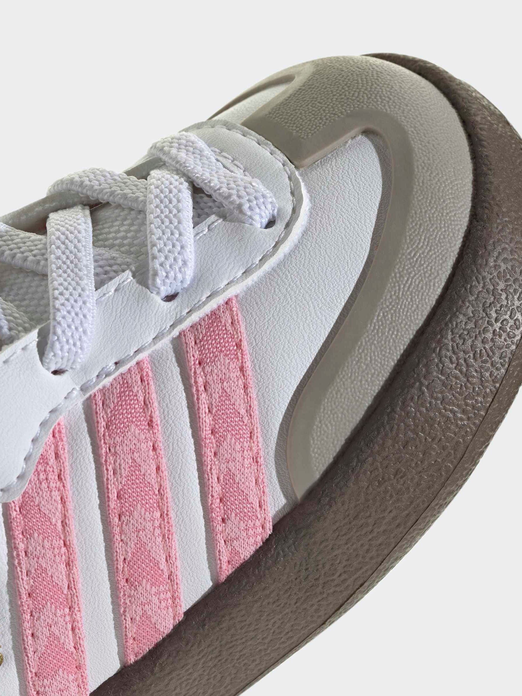 adidas Originals White Adifoam Samba Infant Trainers image 7