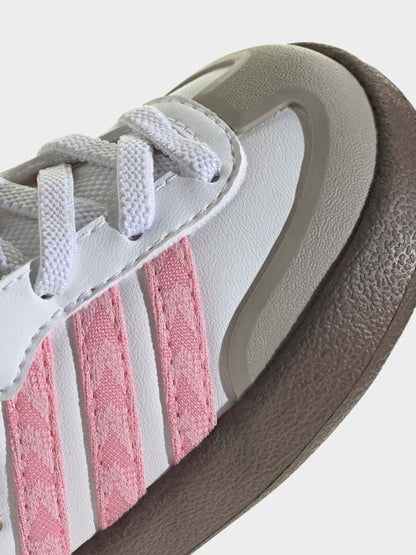 adidas Originals White Adifoam Samba Infant Trainers image 7