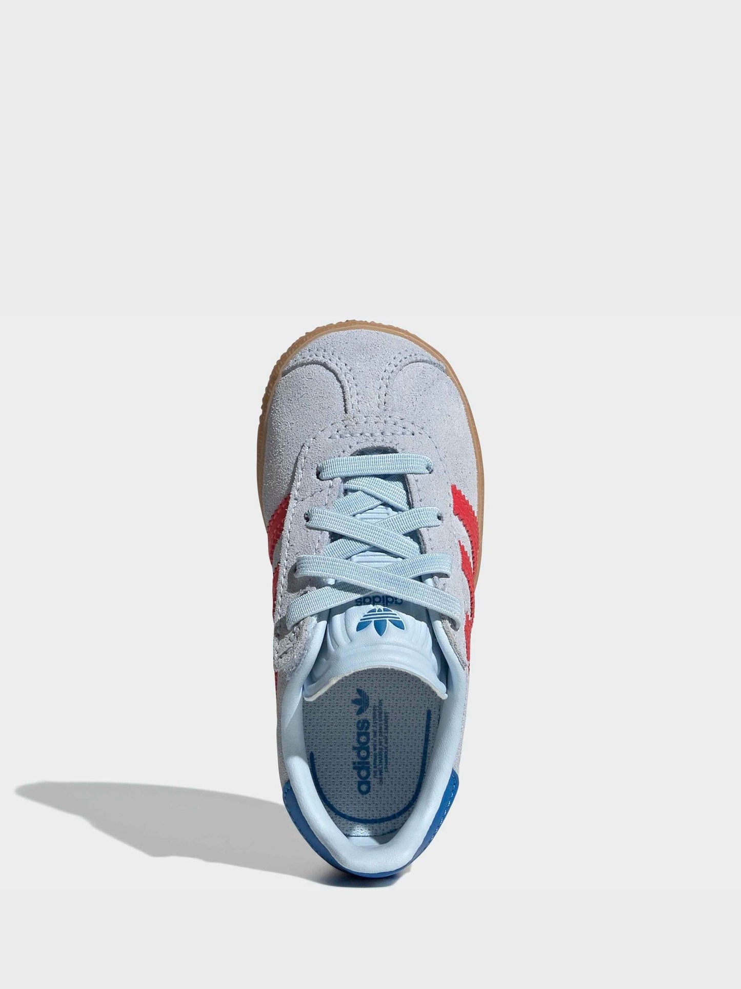 adidas Originals Blue Gazelle Comfort Closure Elastic Laces Infant Trainers image 5