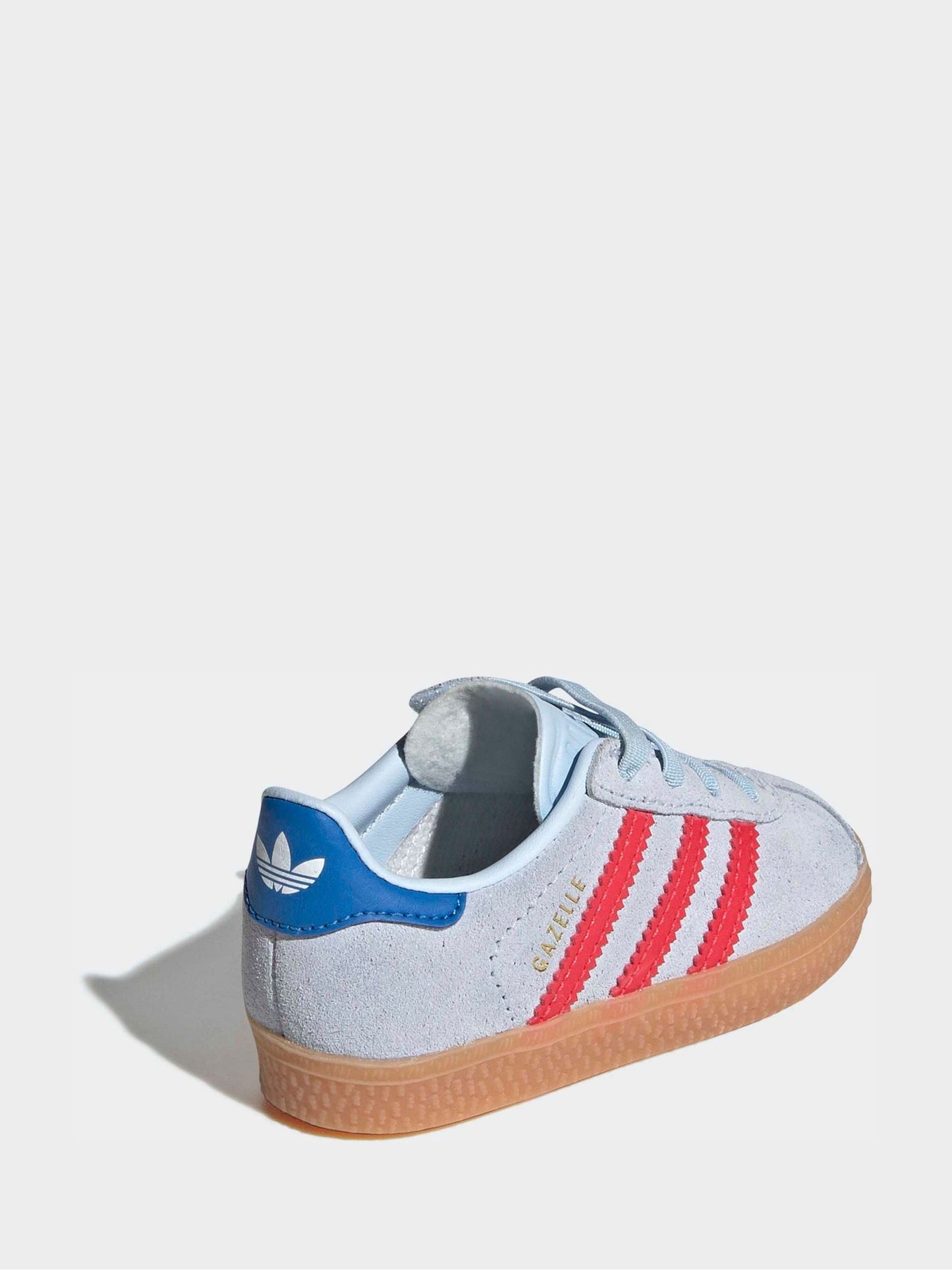 adidas Originals Blue Gazelle Comfort Closure Elastic Laces Infant Trainers image 9