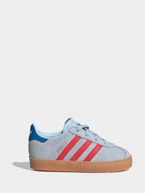 adidas Originals Blue Gazelle Comfort Closure Elastic Laces Infant Trainers image 1