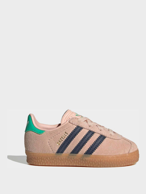 adidas Originals Pink Gazelle Comfort Closure Elastic Laces Infant Trainers image 1