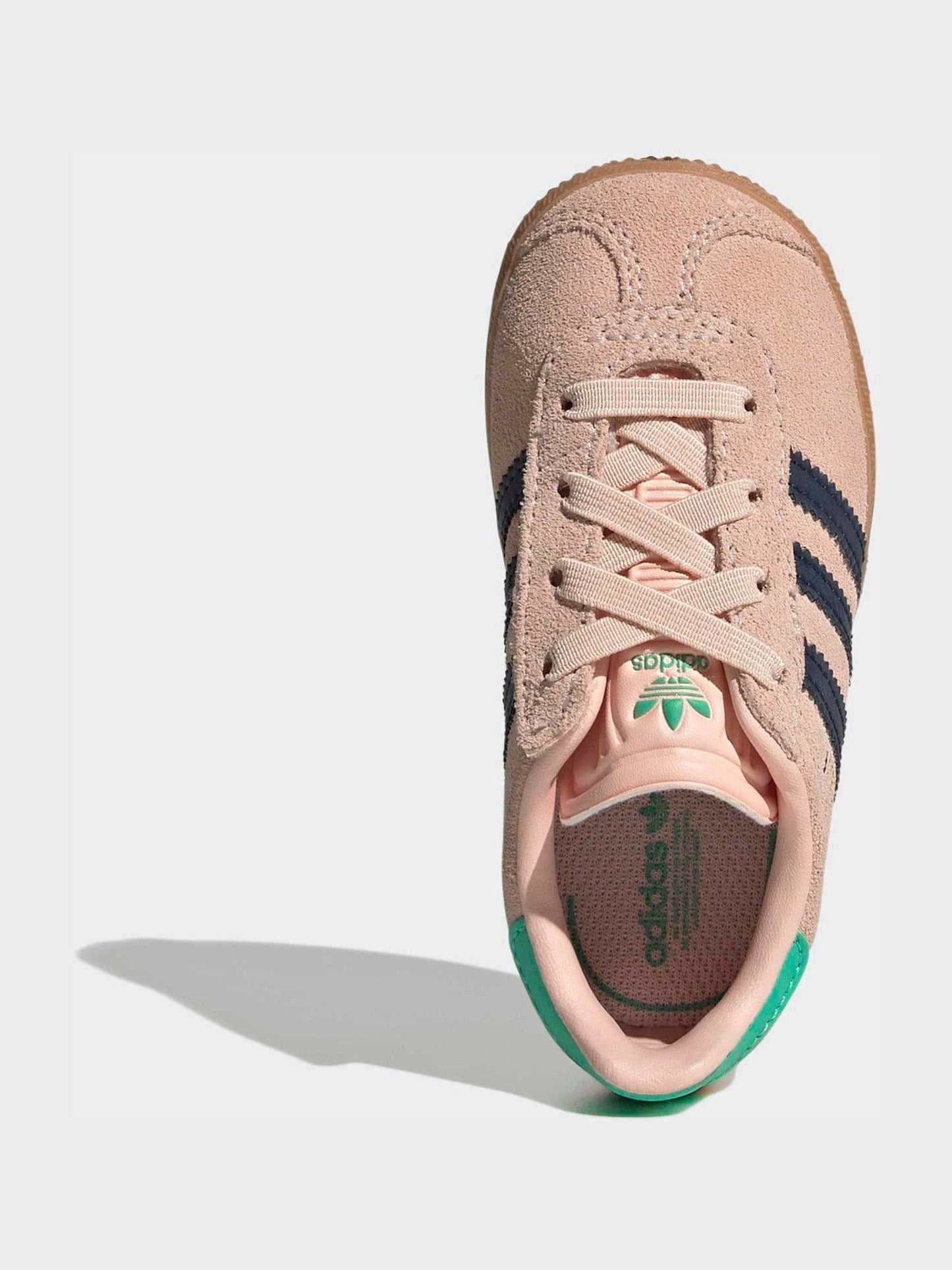 adidas Originals Pink Gazelle Comfort Closure Elastic Laces Infant Trainers image 6