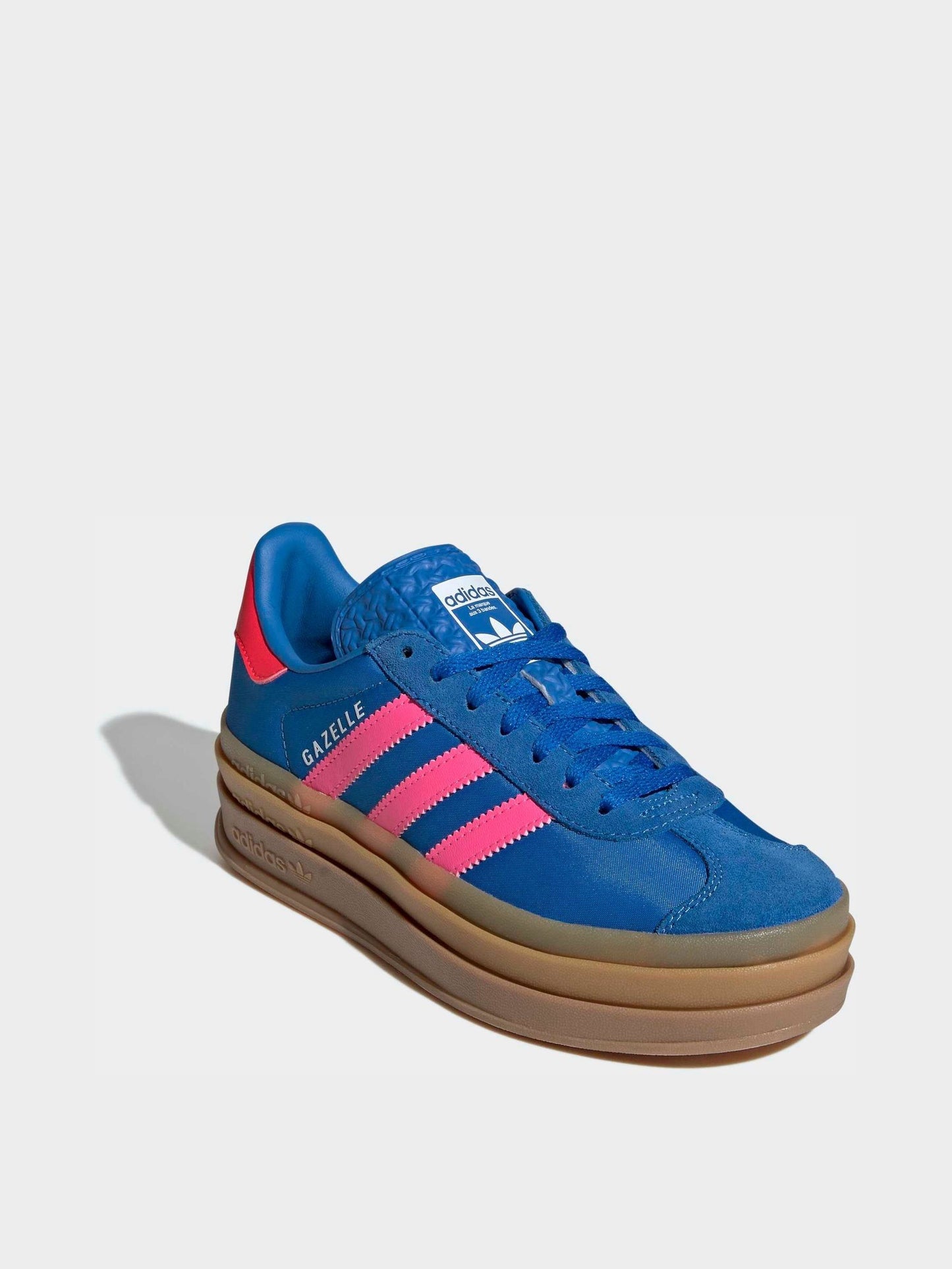 adidas Originals Blue Gazelle Bold Trainers image 2