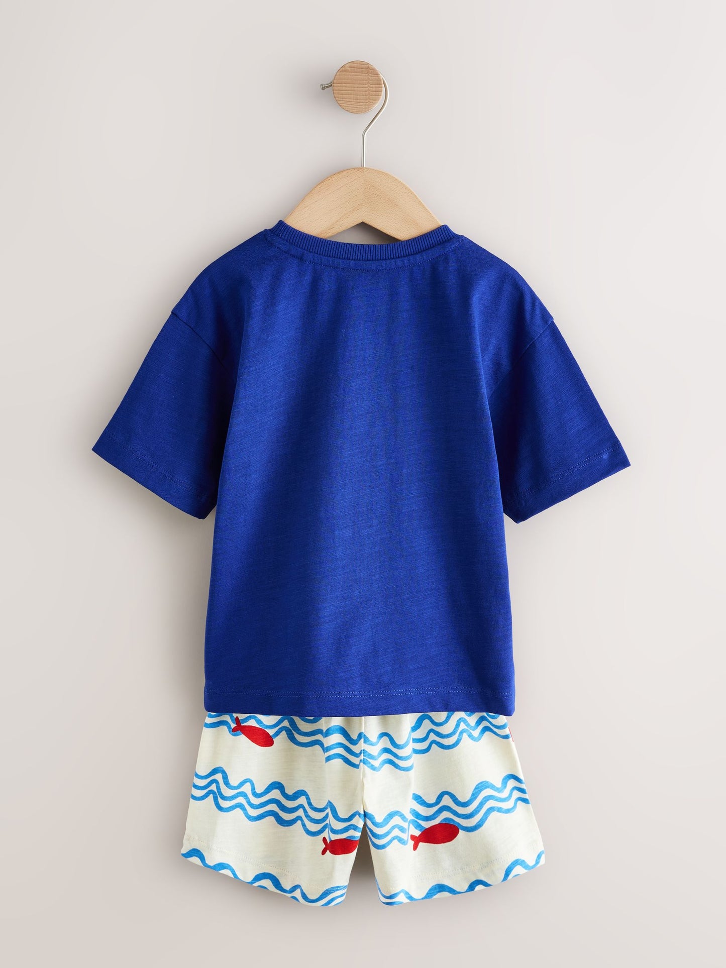 Red/Blue/White Seaside Short Pyjamas 3 Pack (9mths-12yrs) image 3