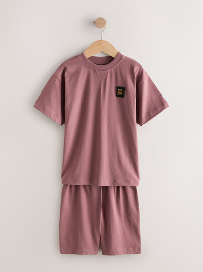 Pink/Green Short Pyjamas 2 Pack (3-16yrs) image 5