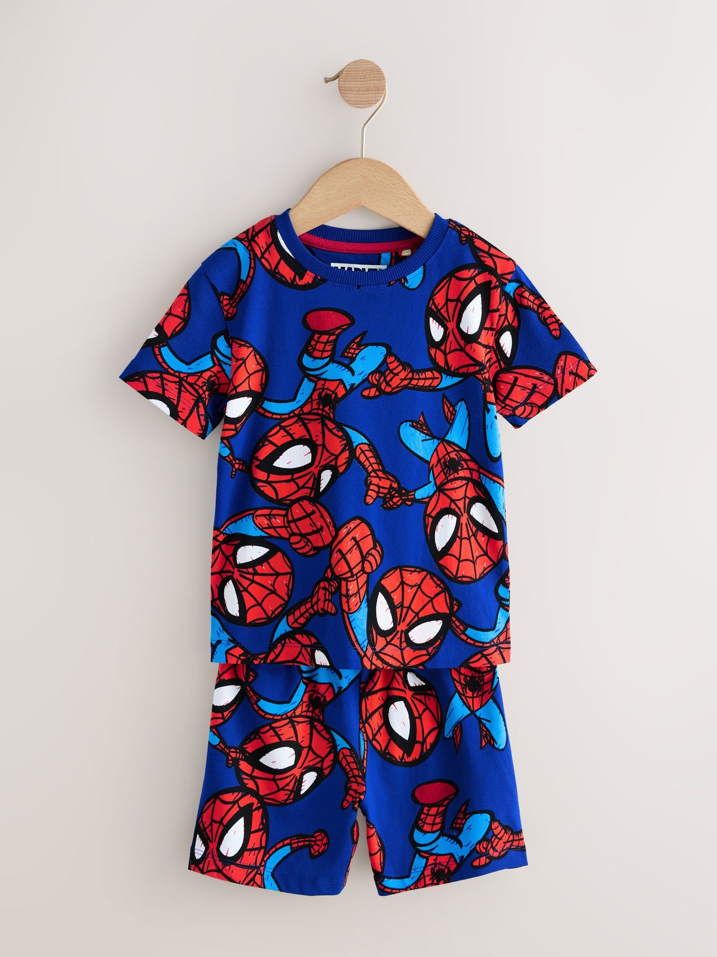 Multi Bright Marvel Short Pyjamas 3 Pack (12mths-11yrs) image 5