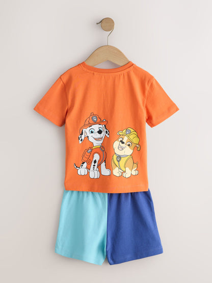 Dsiney Kidz - Blue/Grey/Orange Paw Patrol Short Pyjamas 3 Pack (9mths-8yrs) image 5