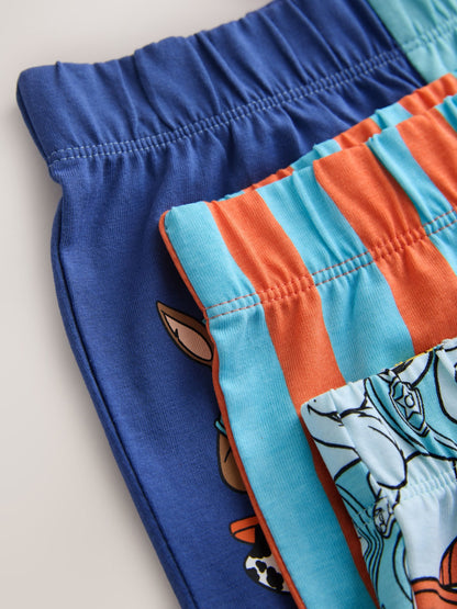 Dsiney Kidz - Blue/Grey/Orange Paw Patrol Short Pyjamas 3 Pack (9mths-8yrs) image 8