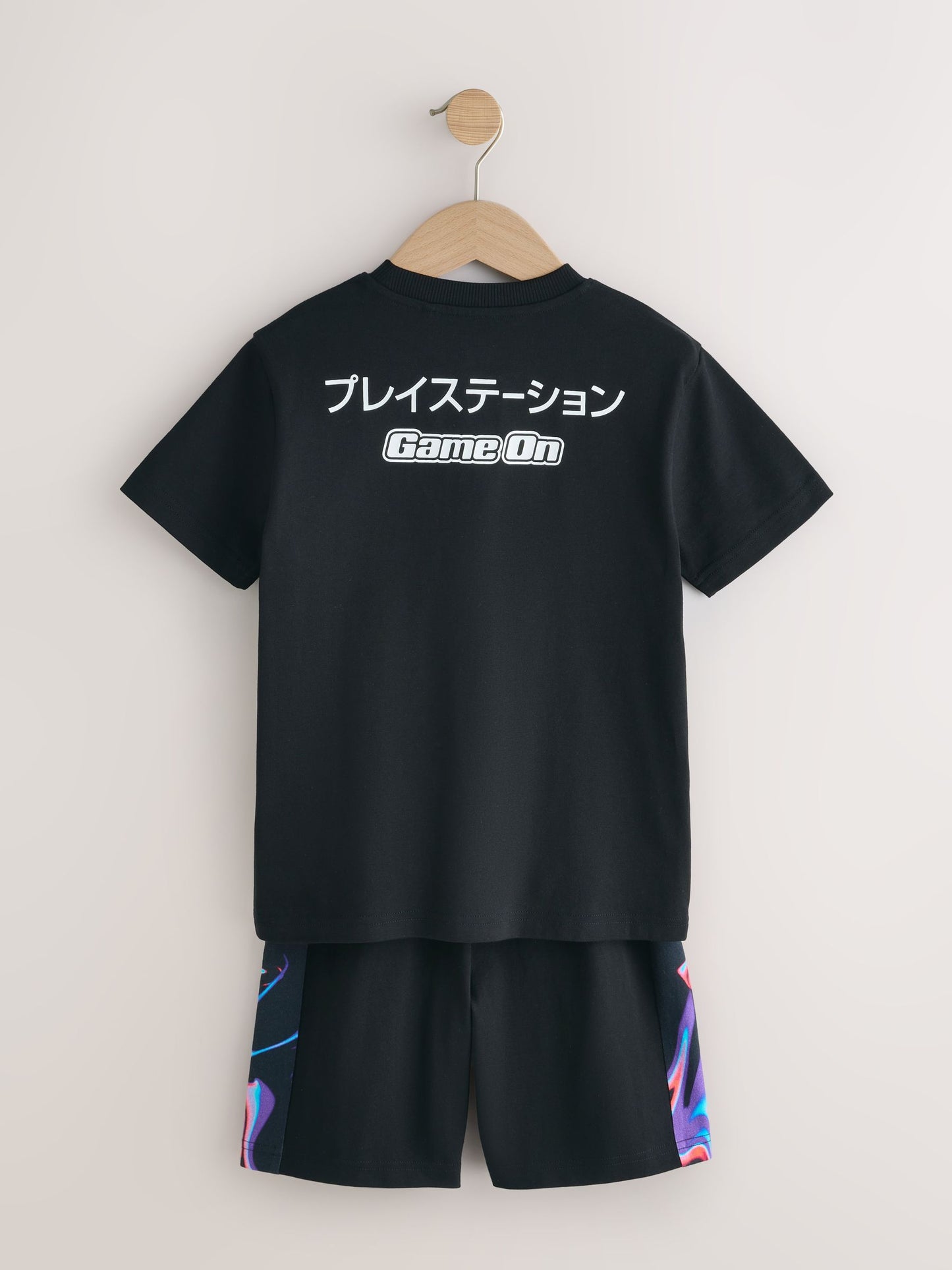 Dsiney Kidz - Blue/Black Playstation Short Pyjamas 2 Pack (4-16yrs) image 2
