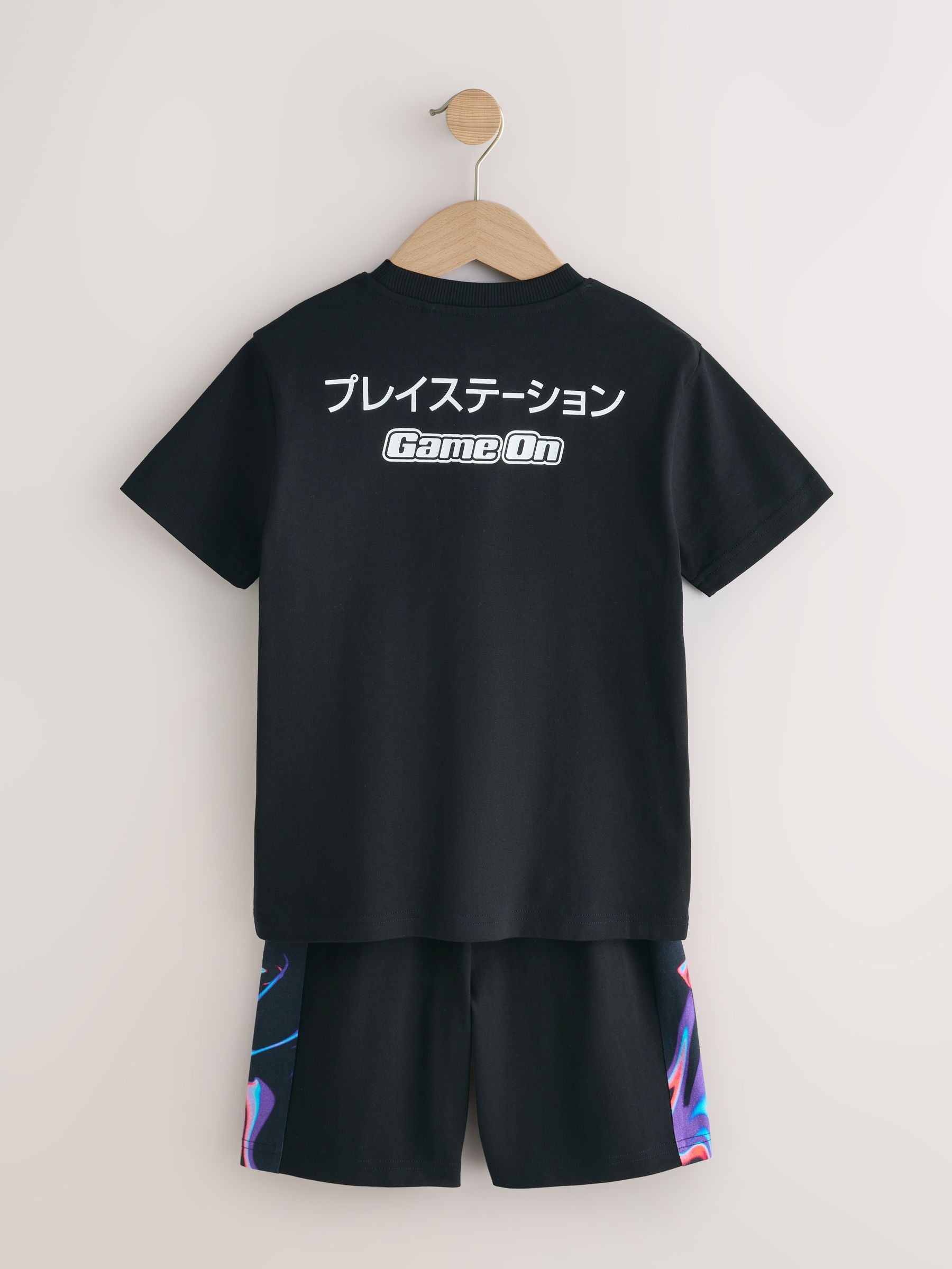 Dsiney Kidz - Blue/Black Playstation Short Pyjamas 2 Pack (4-16yrs) image 2