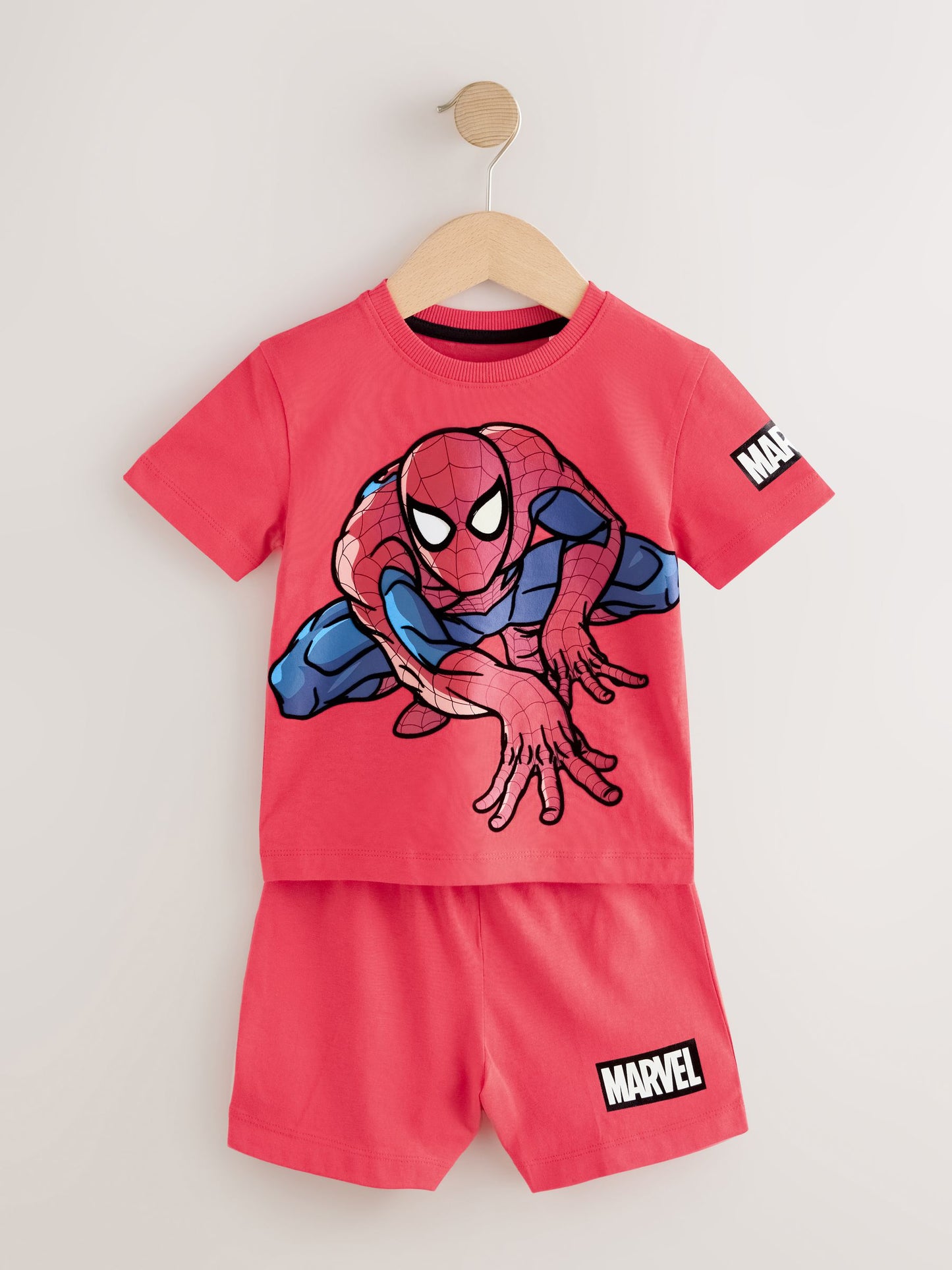 Dsiney Kidz - Black/Red Spiderman Short Pyjamas 3 Pack (12mths-10yrs) image 9
